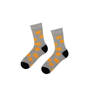 Šedo-oranžové ponožky Pumpkins obraz