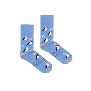 Unisex modré ponožky Spox Sox Birds obraz