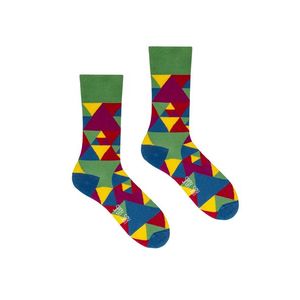 Vícebarevné ponožky Colorful Triangles obraz
