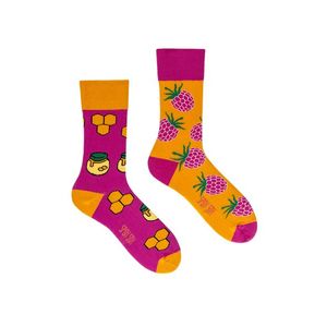 Fuchsiovo-oranžové ponožky Wonderful Honey & Raspberry obraz