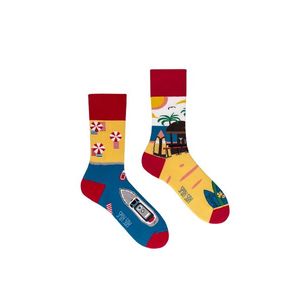 Vícebarevné ponožky Summer Beach obraz