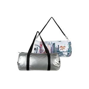Vícebarevná oboustranní sportovní taška Kristjana S Williams Interiors Silver & London Weekender obraz