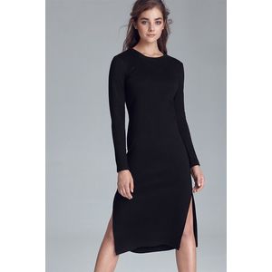 Černé šaty Nife S121 obraz