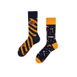 Modro-oranžové ponožky The Handyman obraz