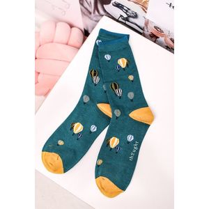 Pánské žluto-tyrkysové ponožky Explorer Socks obraz