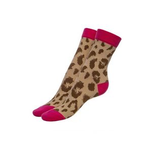 Fuchsiovo-hnědé ponožky Pretty Wild 100DEN obraz