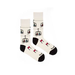 Vícebarevné ponožky Skiers obraz
