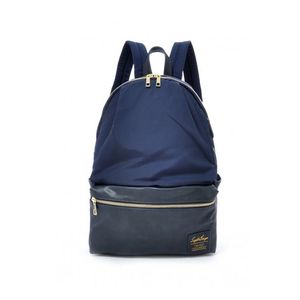 Tmavě modrý batoh Grosgrain-Like 10 Pockets Backpack obraz