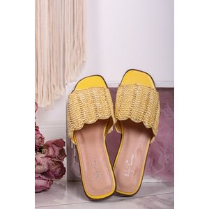 Žluté pantofle Claira obraz