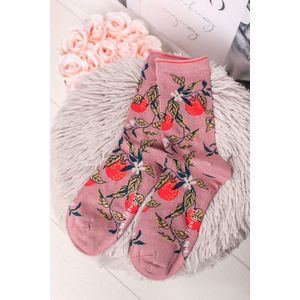 Růžovo-zelené ponožky Frutta Socks obraz