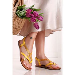 Žluté sandály Alberre obraz