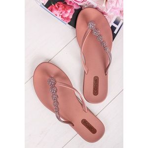 Růžové gumové pantofle Cacau Thong obraz