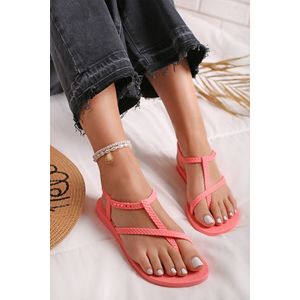Růžové gumové sandály Class Wish obraz