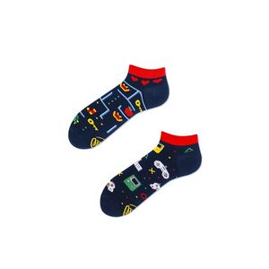 Vícebarevné vzorované kotníkové ponožky Game Over Low obraz