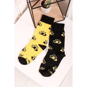 Žluto-černé ponožky Včelky obraz
