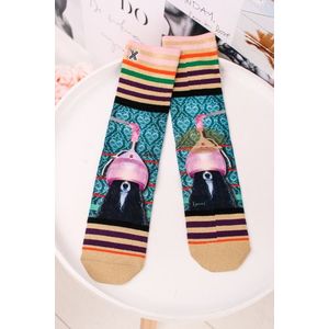 Dámské vícebarevné vzorované ponožky Hairblow obraz