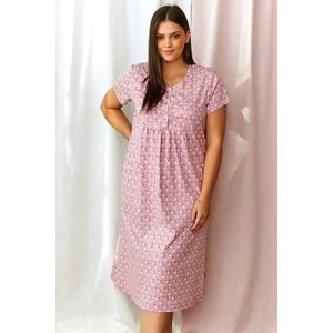 Růžová dlouhá těhotenská noční košile TM4119 obraz