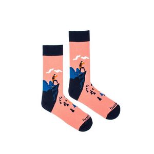 Vícebarevné vzorované ponožky Paštikár obraz