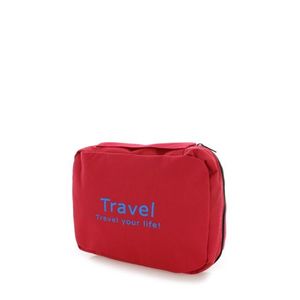 Červená kosmetická taška Travel obraz