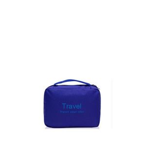 Modrá kosmetická taška Travel obraz