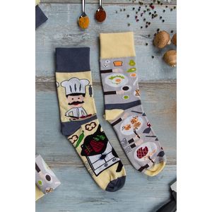 Vícebarevné ponožky Kitchen obraz