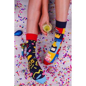 Vícebarevné ponožky Party obraz