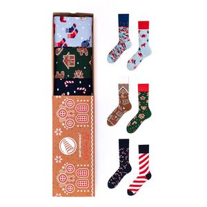 Vícebarevné ponožky v dárkové krabičce Christmas Set - trojbalení obraz