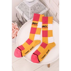 Žluto-růžové ponožky Tommy Jeans Sock obraz