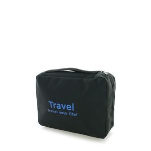 Černá kosmetická taška Travel obraz