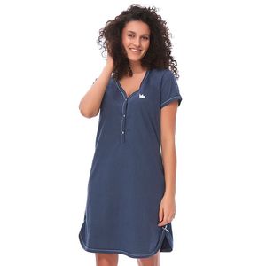 Tmavě modrá těhotenská noční košile TCB9505 obraz