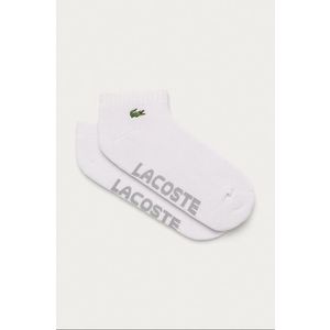 Bílé ponožky Lacoste obraz
