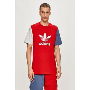 Červené pánské tričko adidas Originals obraz