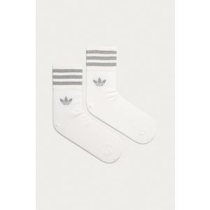 adidas Originals Ponožky 2 páry Bílá obraz