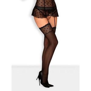 Krásné punčochy Heartia stockings - Obsessive S/M Černá obraz