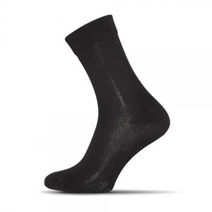 Klasické bavlněné černé ponožky obraz