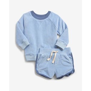 GAP Knit Outfit Set dětský Modrá obraz