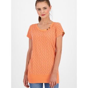 Oranžové dámské vzorované dlouhé tričko Alife and Kickin obraz