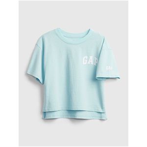 Modré holčičí dětské tričko GAP Logo updolx t-shirt obraz