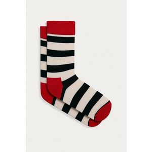 Happy Socks Stripe Ponožky Bílá obraz