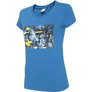Dámské modré tričko 4F obraz