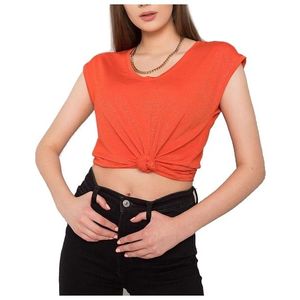 Oranžové dámské tričko s krátkým rukávem obraz