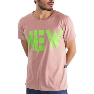Růžové pánské tričko new obraz