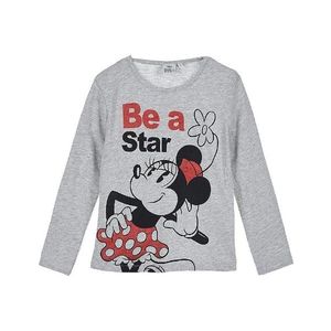 Disney minnie mouse dívčí šedé tričko s dlouhými rukávy obraz