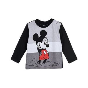 Mickey mouse černé chlapecké tričko s dlouhým rukávem obraz