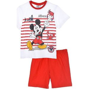 Mickey mouse červeno-bílé chlapecké pyžamo obraz