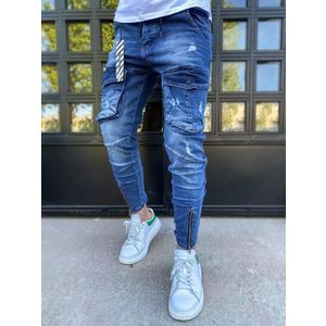 Trendové kapsáčové džíny obraz