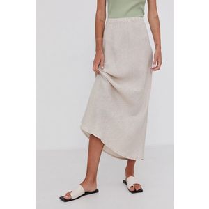 Answear Lab - Lněná sukně Pure Linen obraz