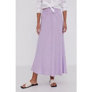 Answear Lab - Lněná sukně Pure Linen obraz