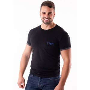 Pánské tričko Emporio Armani 111521 8A523 M Černá obraz