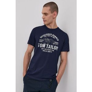 TOM TAILOR Tričko námořnická modř obraz
